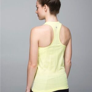 Lululemon /// Women’s Swiftly Tech Racerback Tank Top - Heathered Yellow - Size